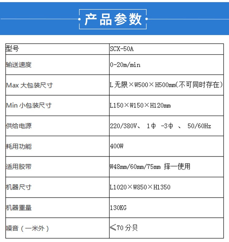 人工折盖工字封箱机SCX-50A+SCX-50G(图4)